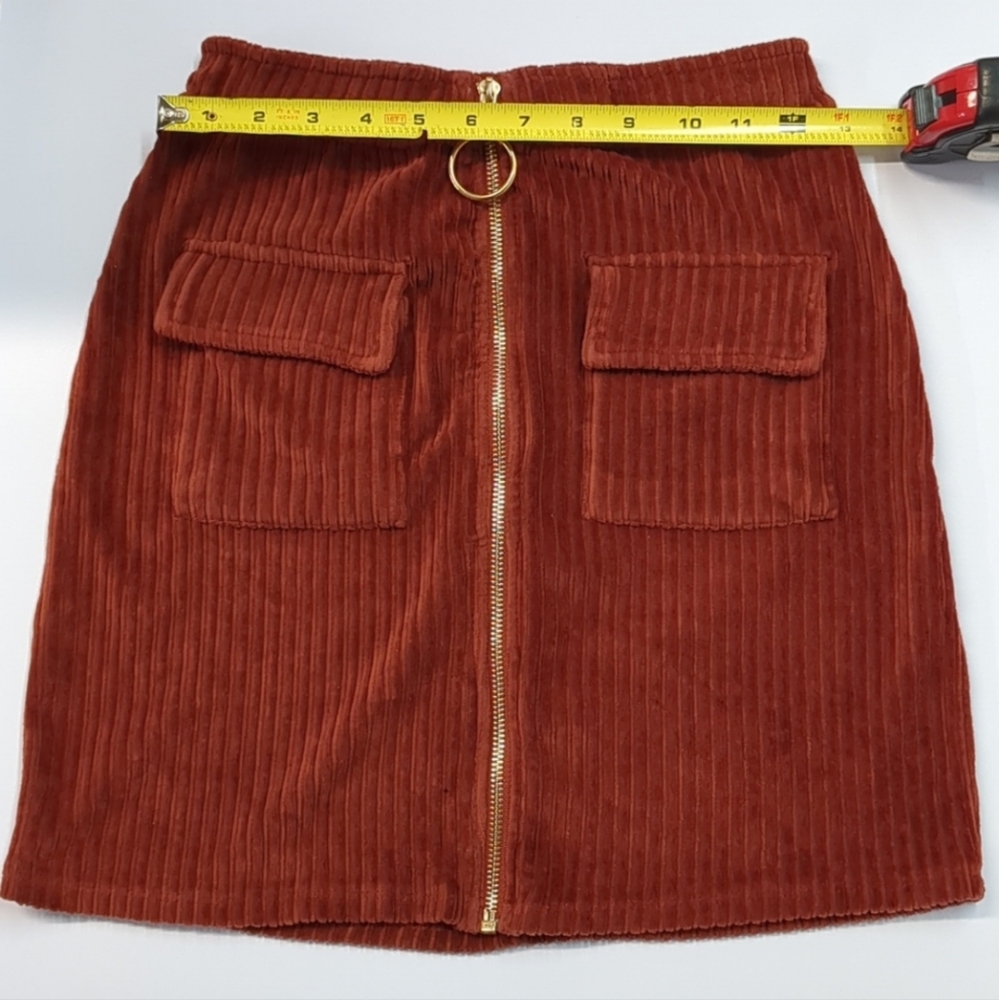 Derek Heart Corduroy Mini Skirt - Picture 3 of 6